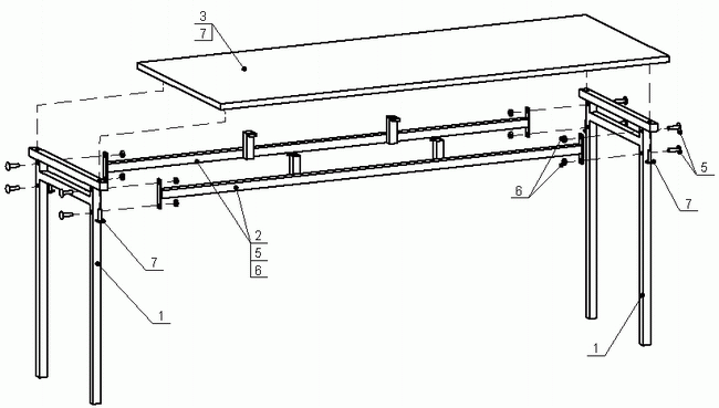 Сборка стола